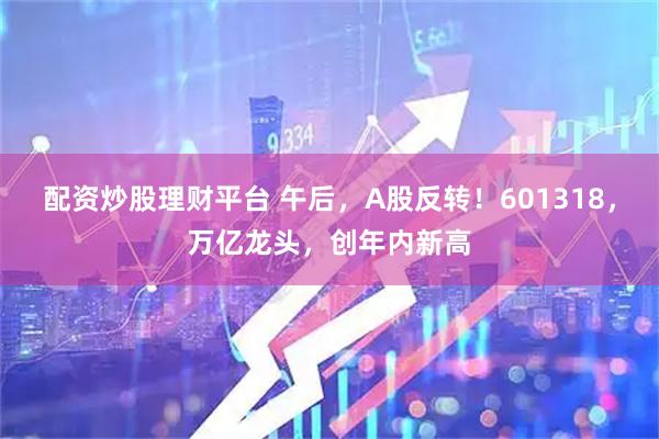 配资炒股理财平台 午后，A股反转！601318，万亿龙头，创年内新高